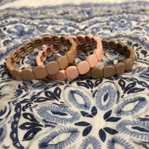 NWOT Cedar & Ink Enamel Tile Stackable Bracelet